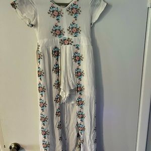 Girls crystal doll romper dress size 14